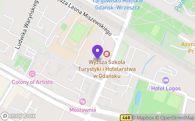 Lokalizacja: Liceum Ogolnokształcące dla Dorosłych Omega w Gdansku