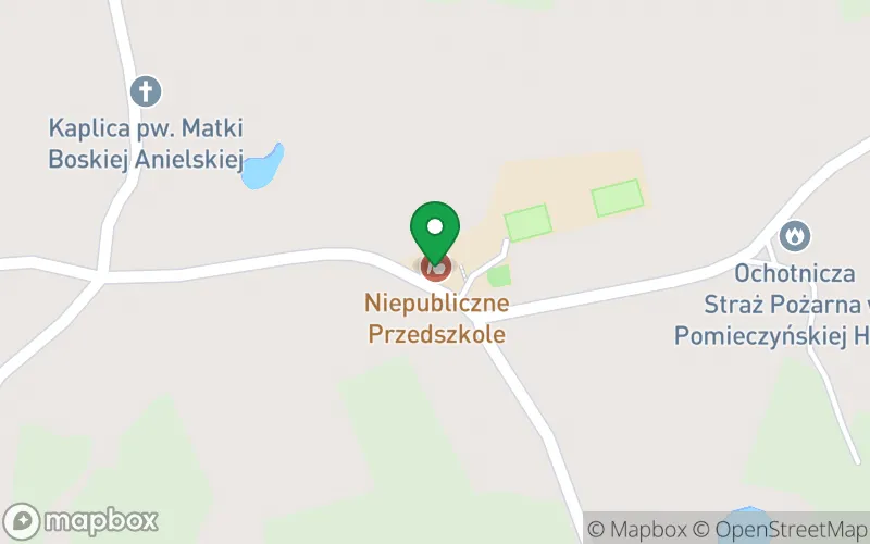 Lokalizacja: Niepubliczne Przedszkole w Pomieczyńskiej Hucie