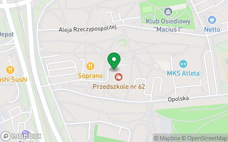Lokalizacja: Zespół Szkolno-Przedszkolny nr 10 - Przedszkole nr 62 w Gdańsku