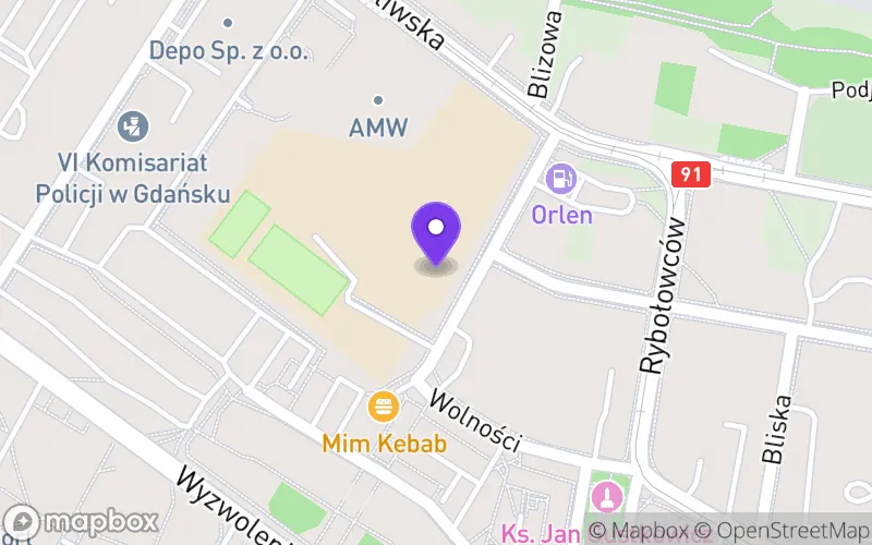 Lokalizacja: IV Liceum Ogólnokształcące z Oddziałami Mistrzostwa Sportowego im. Marynarzy Wojsk Ochrony Pogranicza w Gdańsku