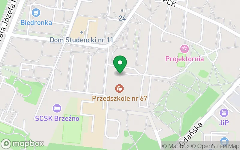 Lokalizacja: Przedszkole nr 67 "Wesołe Skrzaty" w Gdańsku