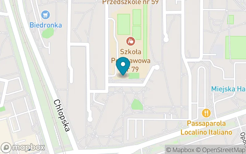 Lokalizacja: Szkoła Podstawowa nr 79 w Gdańsku