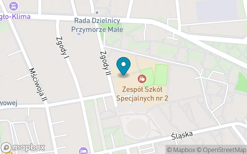 Lokalizacja: Zespół Szkół Specjalnych nr 2 Szkoła Specjalna Przysposabiająca do Pracy nr 2 im. Św. Matki Teresy z Kalkuty w Gdańsku