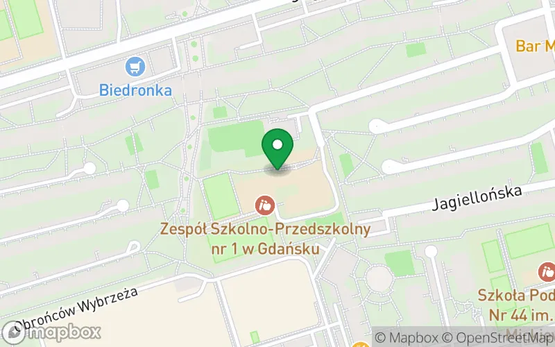 Lokalizacja: Zespół Szkolno-Przedszkolny nr 1 w Gdańsku - Przedszkole Specjalne nr 72 o Profilu Terapeutycznym