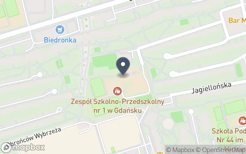 Lokalizacja: Zespół Szkolno - Przedszkolny nr 1 w Gdańsku