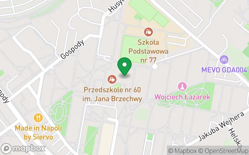 Lokalizacja: Przedszkole nr 60 im. Jana Brzechwy w Gdańsku