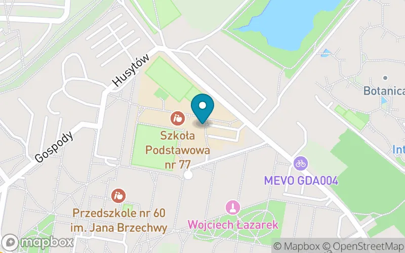 Lokalizacja: Szkoła Podstawowa nr 77 w Gdańsku