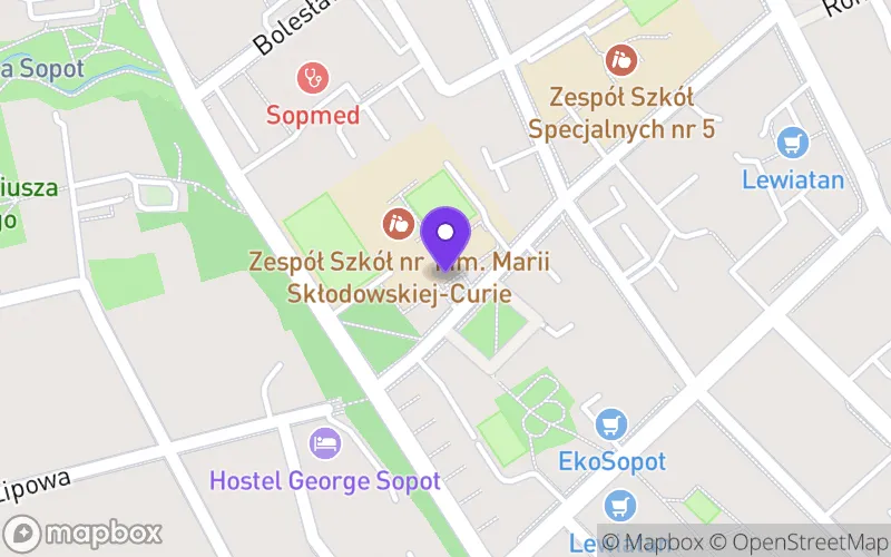 Lokalizacja: I Liceum Ogólnokształcące z Oddziałami Mistrzostwa Sportowego im. Marii Skłodowskiej-Curie