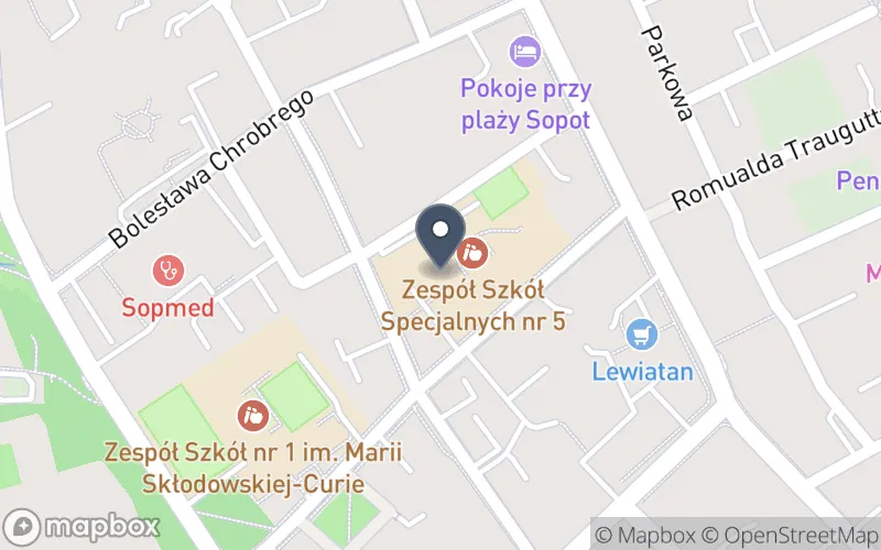 Lokalizacja: Zespół Szkół Specjalnych nr 5 im. Marii Grzegorzewskiej w Sopocie