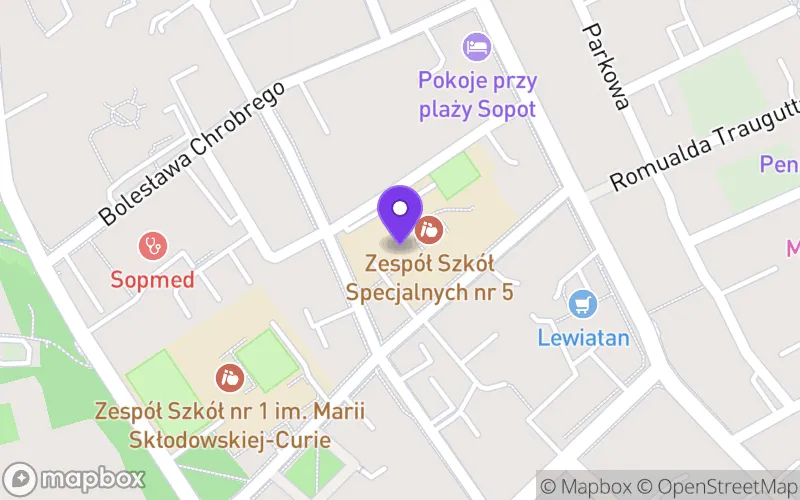 Lokalizacja: Branżowa Szkoła Specjalna I Stopnia nr 2 w Sopocie