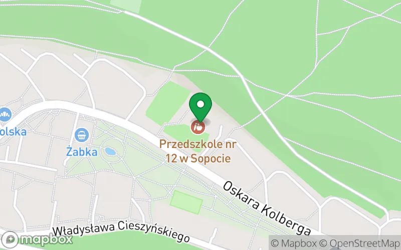 Lokalizacja: Przedszkole z Oddziałami Integracyjnymi nr 12 w Sopocie