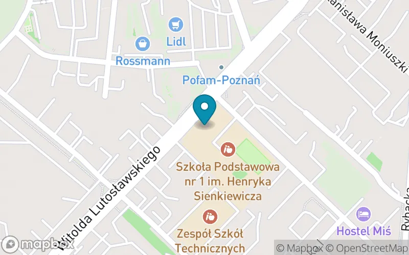 Lokalizacja: Szkoła Podstawowa nr 1 im. Henryka Sienkiewicza w Słupsku