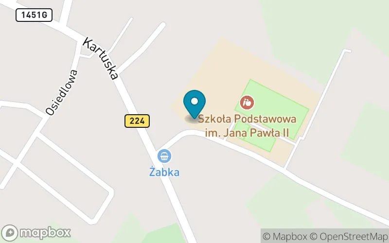 Lokalizacja: Szkoła Podstawowa im. Jana Pawła II w Łebnie