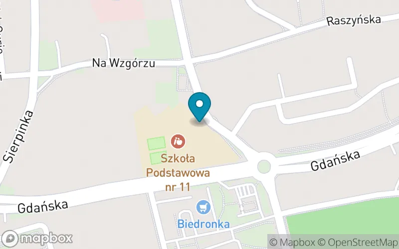 Lokalizacja: Szkoła Podstawowa nr 11 im. Mikołaja Kopernika w Słupsku