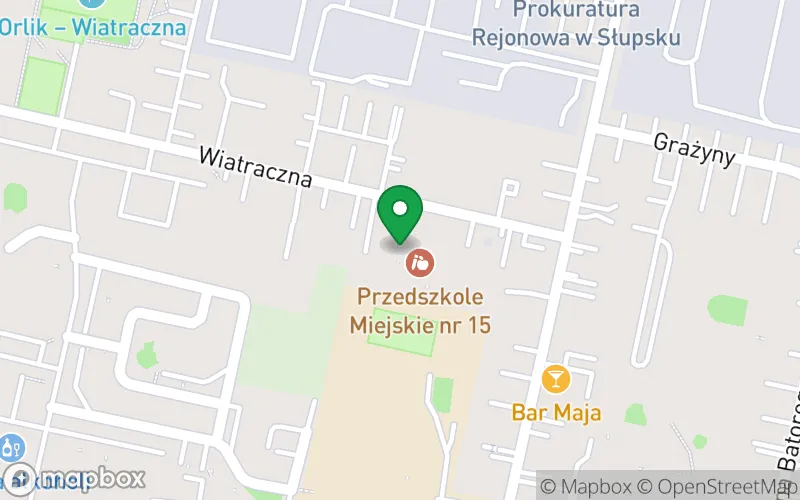 Lokalizacja: Przedszkole Miejskie nr 15 "Kolorowy Wiatraczek" w Słupsku