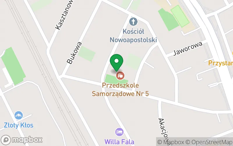 Lokalizacja: Przedszkole nr 5 "Piąteczka"