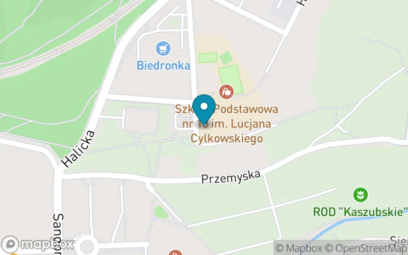 Lokalizacja: Szkoła Podstawowa nr 13 im. Lucjana Cylkowskiego