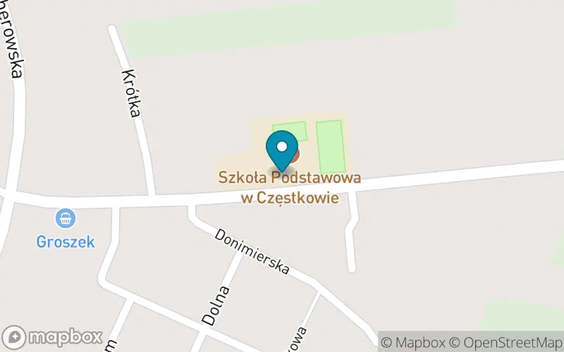 Lokalizacja: Szkoła Podstawowa im. Róży Zamoyskiej w Częstkowie