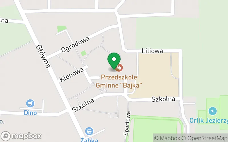 Lokalizacja: Przedszkole Gminne "Bajka" w Jezierzycach