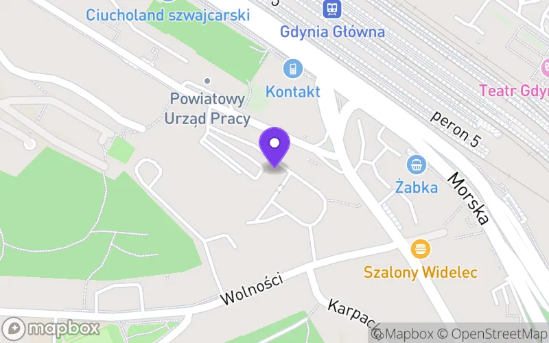Lokalizacja: Zaoczne Liceum Ogólnokształcące dla Dorosłych Cosinus Plus w Gdyni