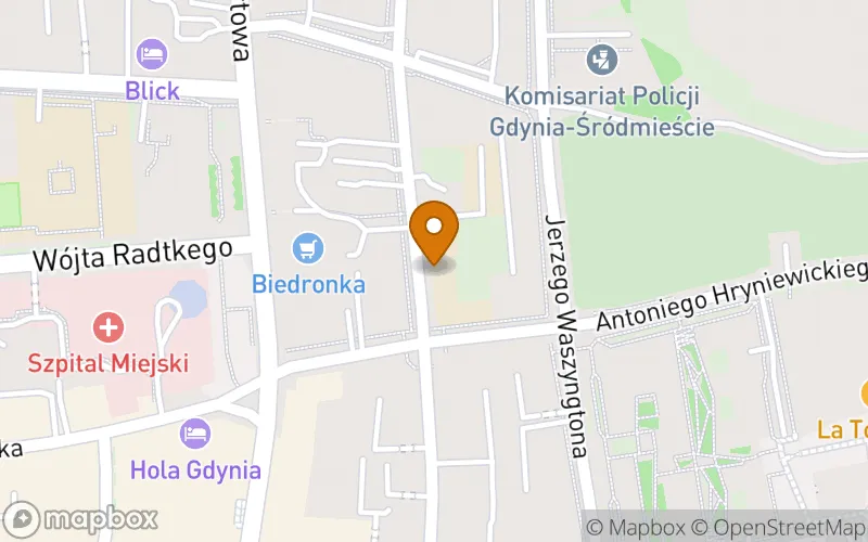 Lokalizacja: Pomorska Medyczna Szkoła Policealna im. Aliny Pienkowskiej w Gdyni