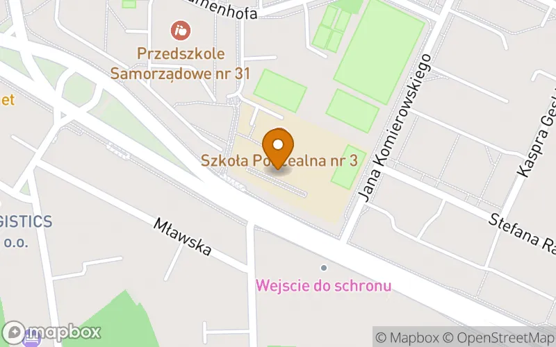 Lokalizacja: Szkoła Policealna nr 3 w Gdyni