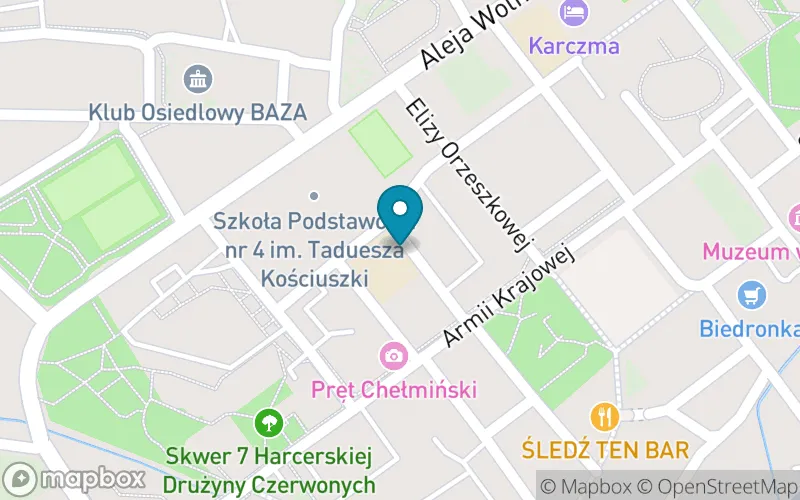 Lokalizacja: Szkoła Specjalna Przysposobiająca do Pracy w Lęborku