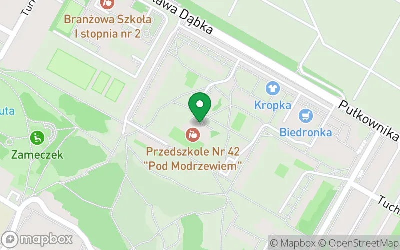 Lokalizacja: Przedszkole nr 42 pod Modrzewiem
