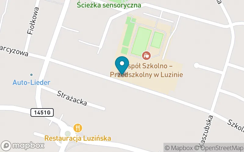 Lokalizacja: Szkoła Podstawowa nr 1 im. Lecha Bądkowskiego w Luzinie