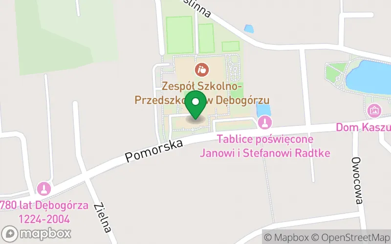 Lokalizacja: Przedszkole w Dębogórzu