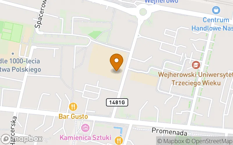 Lokalizacja: Szkoła Policealna Medyczno-Społeczna nr 4 w Wejherowie