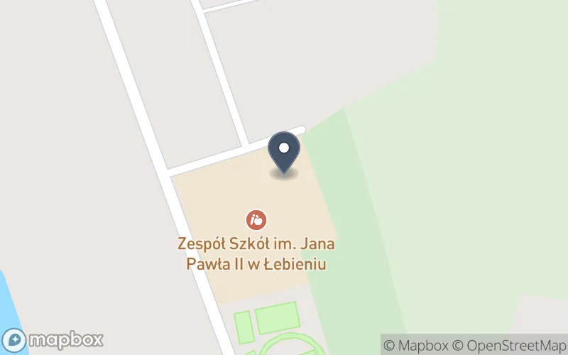 Lokalizacja: Zespół Szkół im. Jana Pawła II w Łebieniu