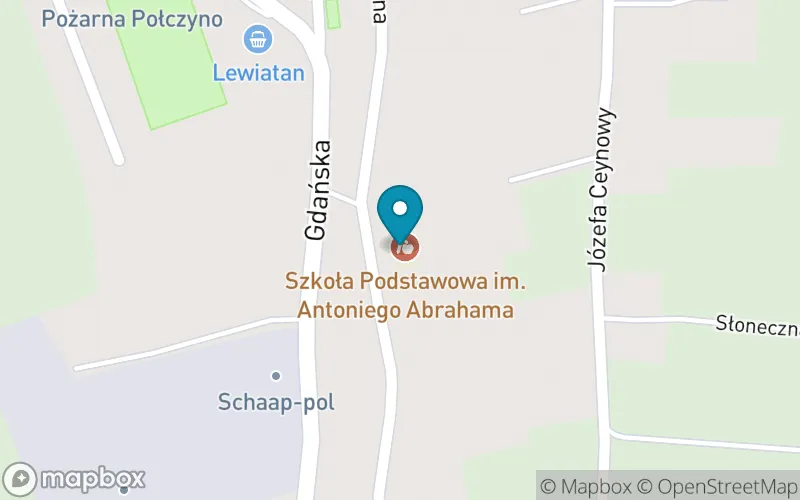 Lokalizacja: Szkoła Podstawowa im. Antoniego Abrahama w Połczynie