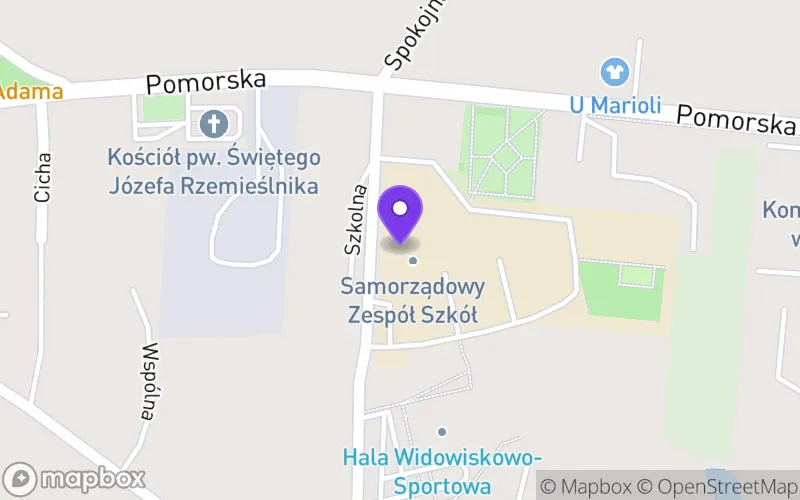 Lokalizacja: Liceum Mistrzostwa Sportowego w Gniewinie