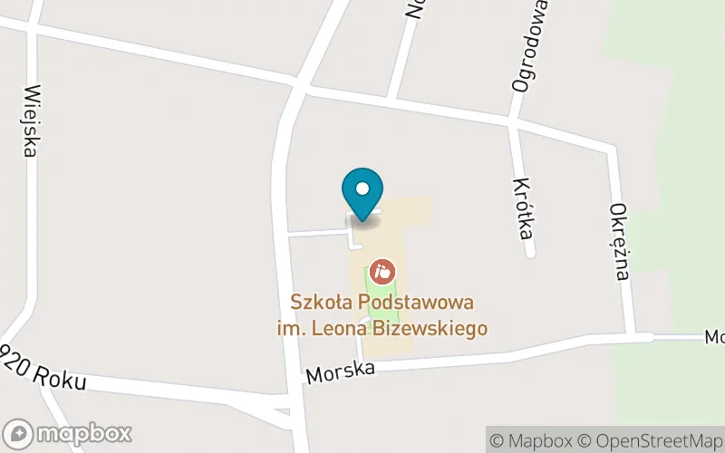 Lokalizacja: Szkoła Podstawowa im. Leona Bizewskiego w Gnieżdżewie